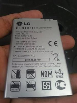 45sol Bateria Lg D390n F600 Ls660 (bl-41a1h Bl41a1h)