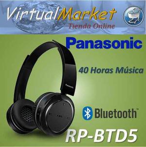 Audífono Bluetooth Panasonic Rp-btd5 Con 40 Horas Batería
