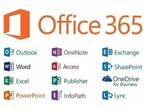 Licencia De Office 365 (2017) + 1 Tb Onedrive Para 5 Pc's