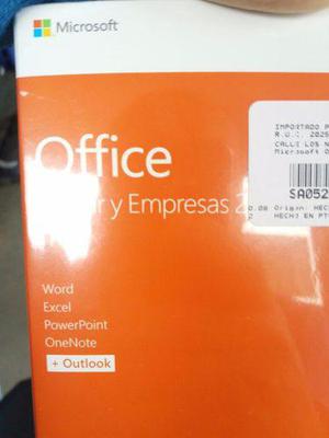 Microsoft Office 2016 Hogar Y Empresas Retail Fisico Sellado