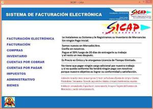 Sistema Software Facturacion Electronica Sicap