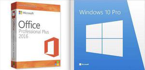 Windows 10 Pro + Office 2016 Pro Plus - Original - Soporte