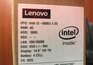 Lenovo 14” Core I3 con Huella