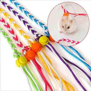 Mascota Multicolor Hecha Que Teje Hamster Doble Cuerda