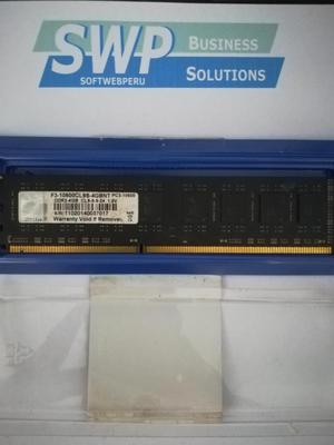Memoria RAM 4GB DD Mhz y  Mhz kingston