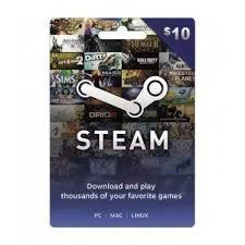 10 Steam Gift Card Dolares