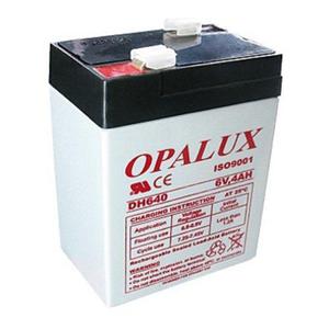 Batería Seca 6 Voltios, 4 AH Opalux Dh-640