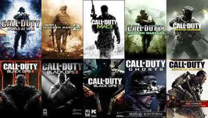 Call Of Duty Coleccion Completa - Todos Los Juegos Pc Y Mac