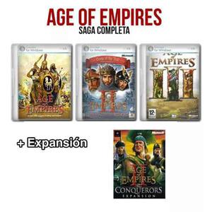 Juegos De Pc Age Of Empires Saga Completa