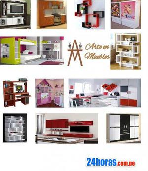 Muebles de Melamina, Madera y MDF modernos