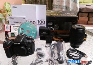 Nikon D7100 Objetivo 18mm A 140mm +memoria Sd 64gb Kingston