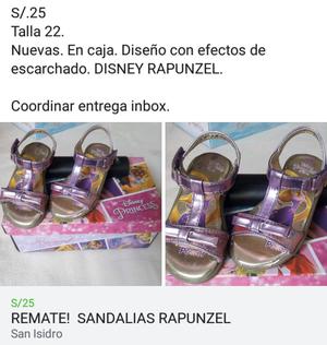 Oferta! Sandalias Rapunzel