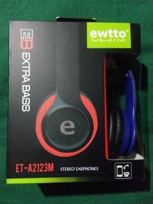 Audífonos Ewtto Extra Bass Et-a2123m Stereo