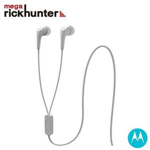 Audifono Handsfree Motorola Earbuds 2 In Ear Chupones Gris