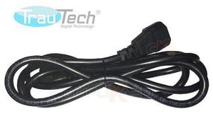 Cable Poder Ups Trautech Macho Hembra 1.80 Metros Pc Monitor