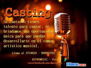 Casting Cantantes