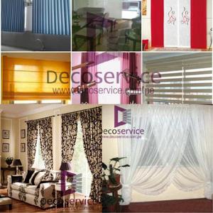 Mantenimiento y confección de cortinas, estores y persianas