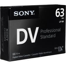 Minidv Profesional Sony 63mm