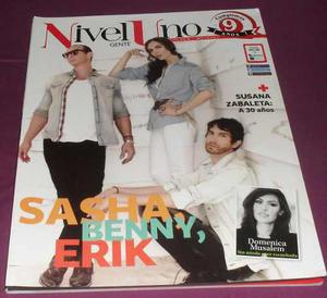 Revista Nivel Uno Sasha,benny Y Erik