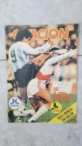 Revista Ovacion 1986 Mundial Peru