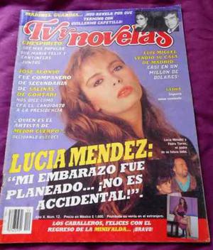 Revista Tvynovelas Sasha Sokol Timbiriche Lucia Mendez