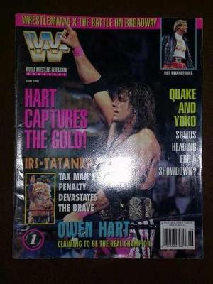 Revista Vintage Wwf,.wwe 1994 Raw, De Coleccion.
