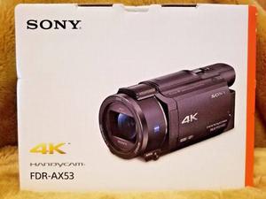Sony Videocamara Ax53 4k, Uhd, 20mp. Nueva En Caja.