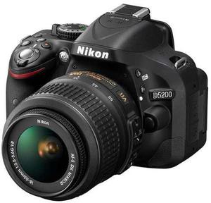Cámara Nikon D-5200 Profesional Negra