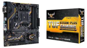Motherboard Asus Tuf B350m Plus Gaming, Am4, Amd B350, Ddr4
