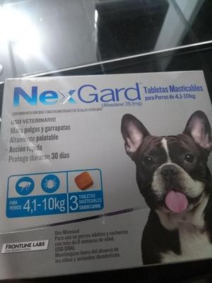 Nexgard 4 a 10kg X 3 Tabletas