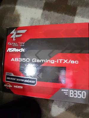 Placa Madre Asrock Fatality Ab350 Gaming-itx/ac
