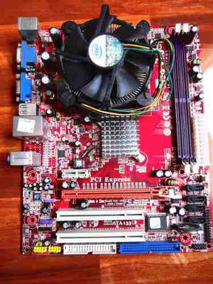 Placa Pcchips P55g + Dual Core 2.5 Ghz + Cooler