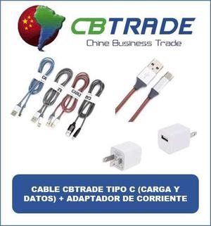 Cable Cbtrade Tipo C Carga Rápido + Datos Incluye Adaptador