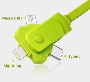 Cable Micro Usb Apple Lightning Android C Laptop Celular