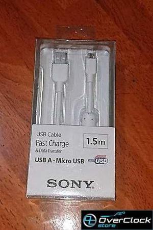Cable Micro Usb Sony Original 1.5m Con Filtro De Ruido