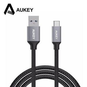 Cable Tipo C Aukey 3.0 Carga Rapida 1mt 2mt Quick Trenzado