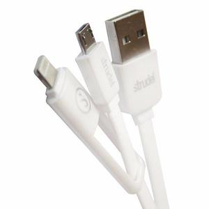 Cable Usb 2en1 Iphone + Androi Strudel