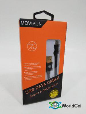 Cable Usb Microfibra Tipoc Carga Rapida Alta Velocidad Datos