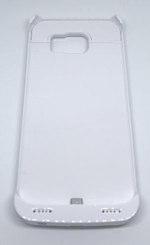 Cargador Carcasa Funda Samsung Galaxy S6 Y S6 Edge Blanco