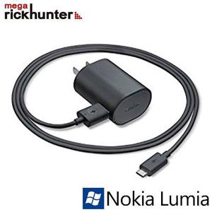 Cargador Nokia Lumia Carga Rapida Ac-60u + Cable Usb