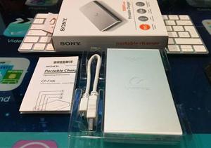 Cargador Power Bank 10.000 Mah Sony Original Aluminio