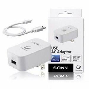 Cargador Sony Cable Usb Ac/ Cp-ad2-carga Rapida 2.1a 100/240