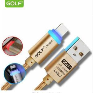 Golf - Cable Mfi Lightning Iphone 5 6 7 8 X Ipad Con Led