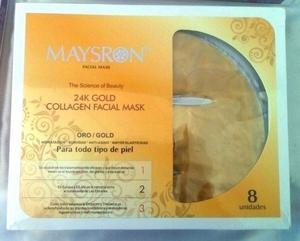 mascarillas maysrom en oro y velo decolageno