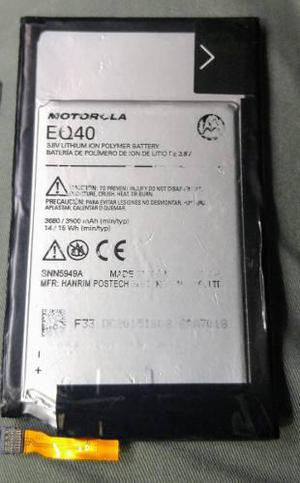 Batería Eq40 Moto Droid Turbo Xt1254, 3900 Mah, 3.8 V,