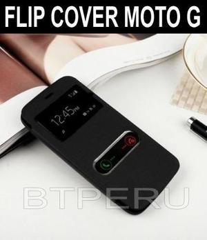 Funda Flip View Cover Case Motorola Moto G Xt1032 Protector