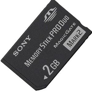 Memoria Stick Pro Duo Mark2 de 2Gb SONY hecho en Japón