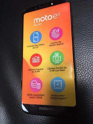 Moto E5 Play Nuevo 10/10
