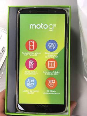 Motorola Moto G6 Deep Índigo Nuevo Vendo O Cambio