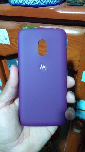 Tapa Moto G4 Play Original Nuevo - Morado